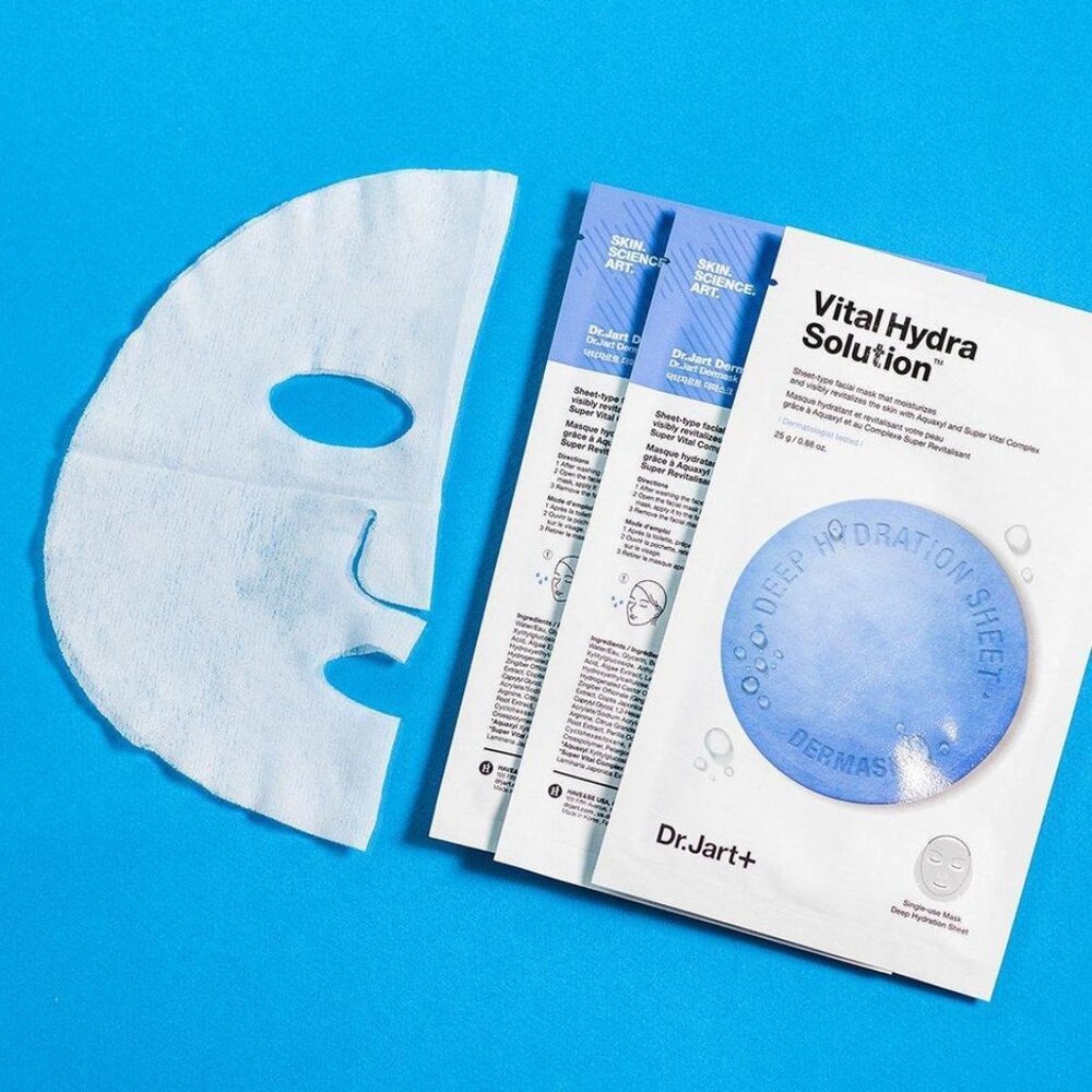 DR. JART+ Vital Hydra Solution PRO Glow Face Mask with Hyaluronic Acid 3 PACK